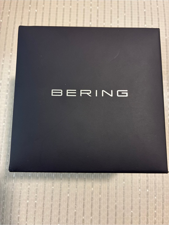 Ring Navy Blue Stainless Steel Mesh Watch